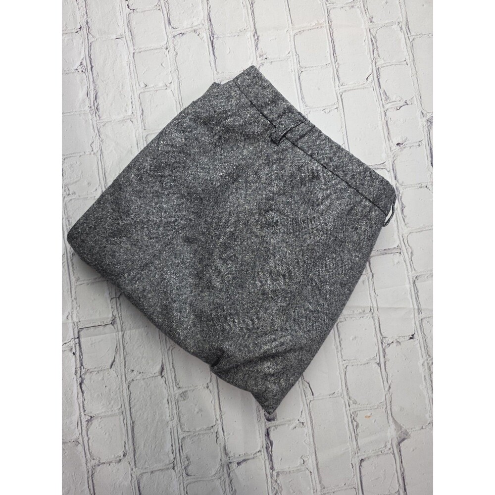 Vtg Pendleton Womens Sz 12 Gray Speckled Pure Virgin Wool Pleated